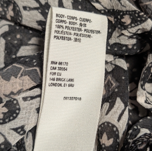 Free People Dani Button-Down Blouse  - Size L- Oversized - Picture 9 of 10